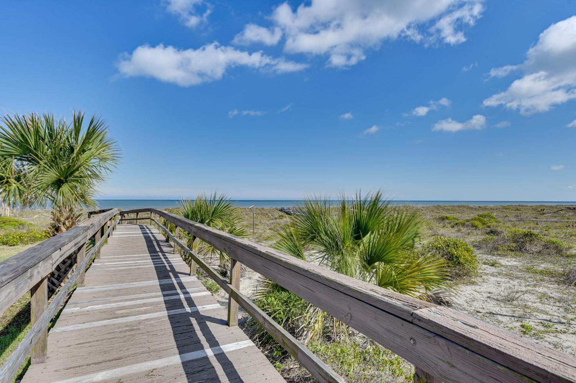 Fernandina Beach Townhome, Steps To Public Beach Esterno foto